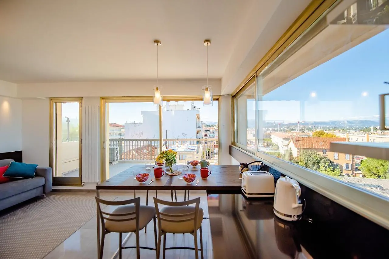 High Standing With Incredible Old Antibes And Sea Views Apartment 0*,